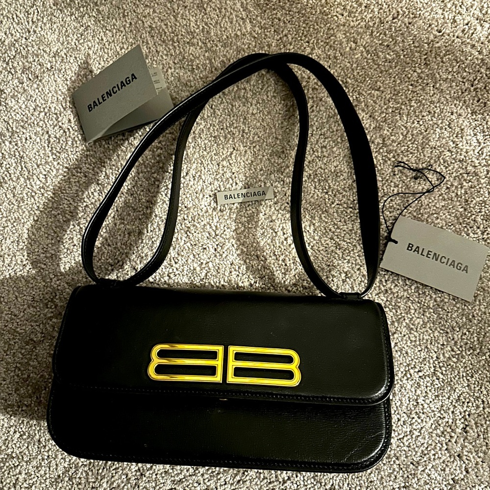 Balenciaga Black Gossip Bag